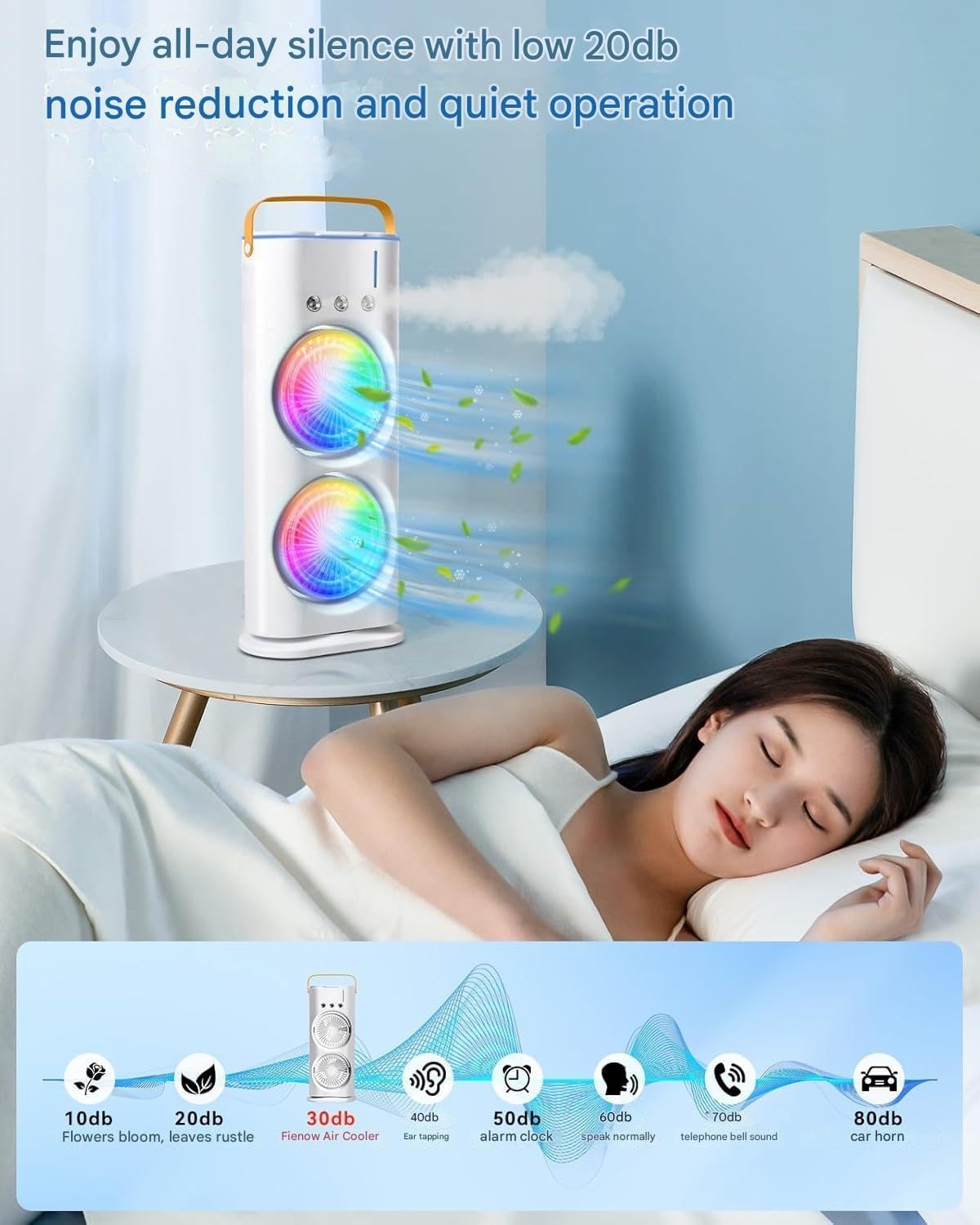 Double End Air Cooler Mist Fan