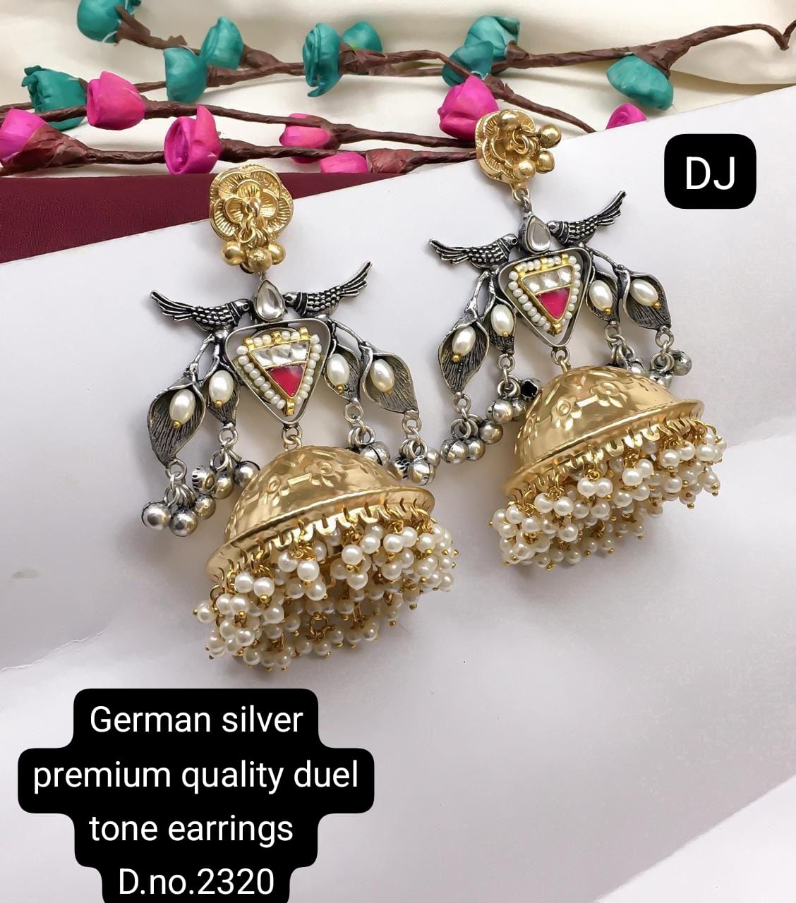 German Silver Premium Earrings