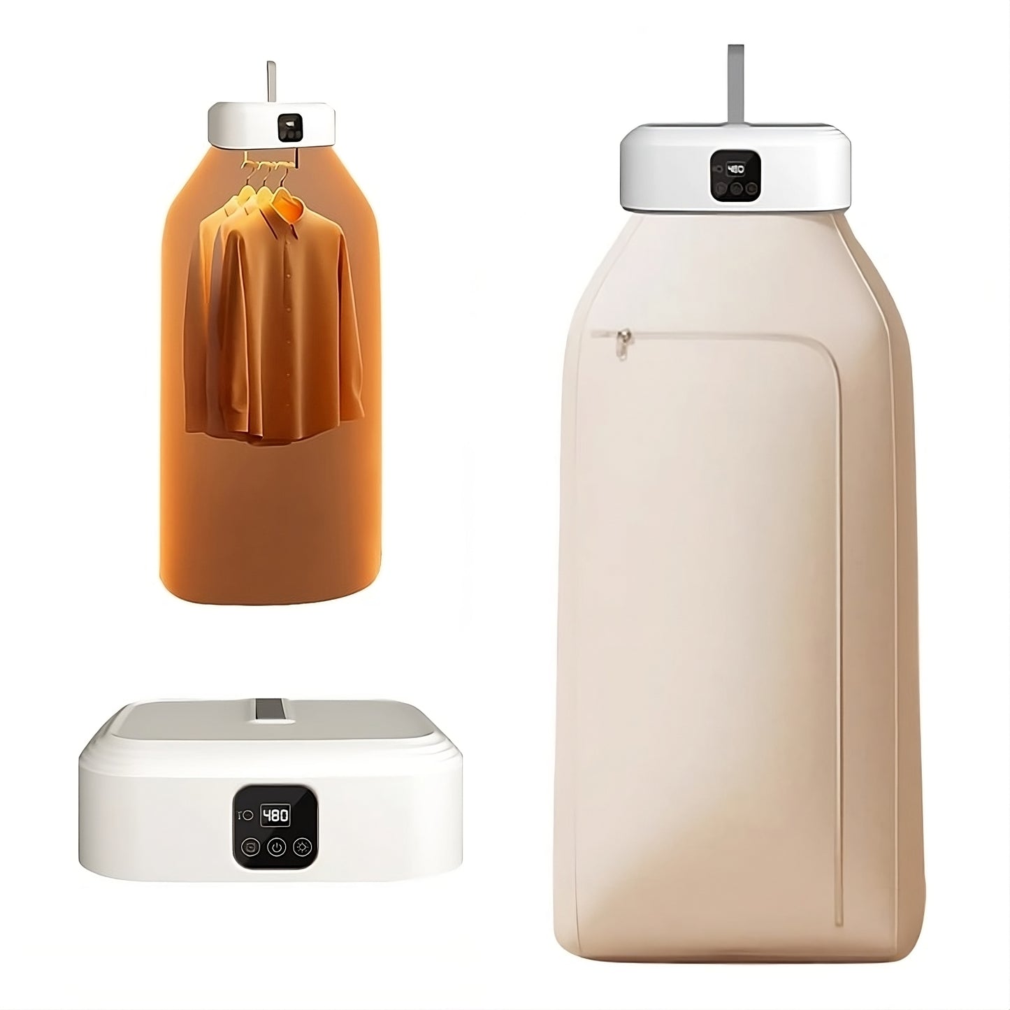 Foldable Electric Travel Clothes Dryer for Small Spaces

