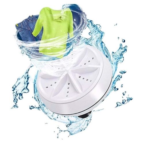 Ultrasonic Portable Washing Machine Foldable USB Washer for Baby Clothes and Delicates