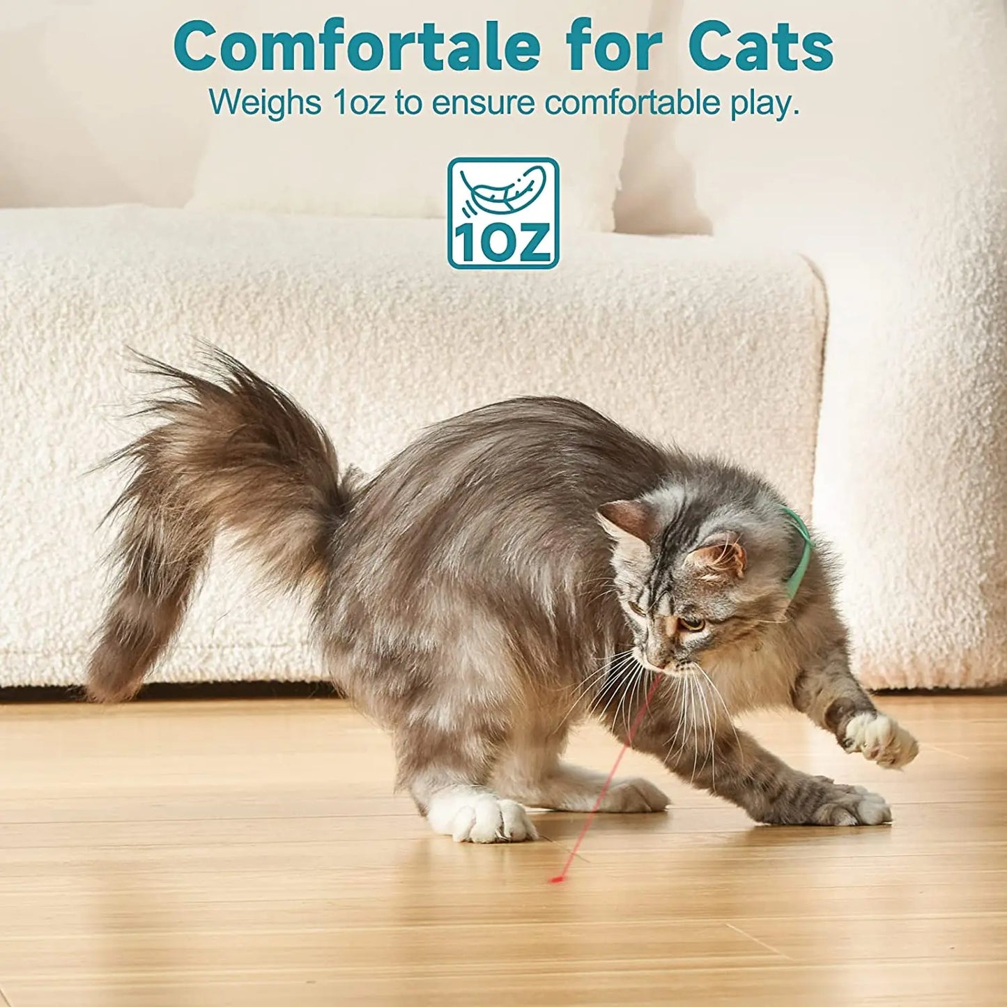 Wearable Cat Collar Laser Toy