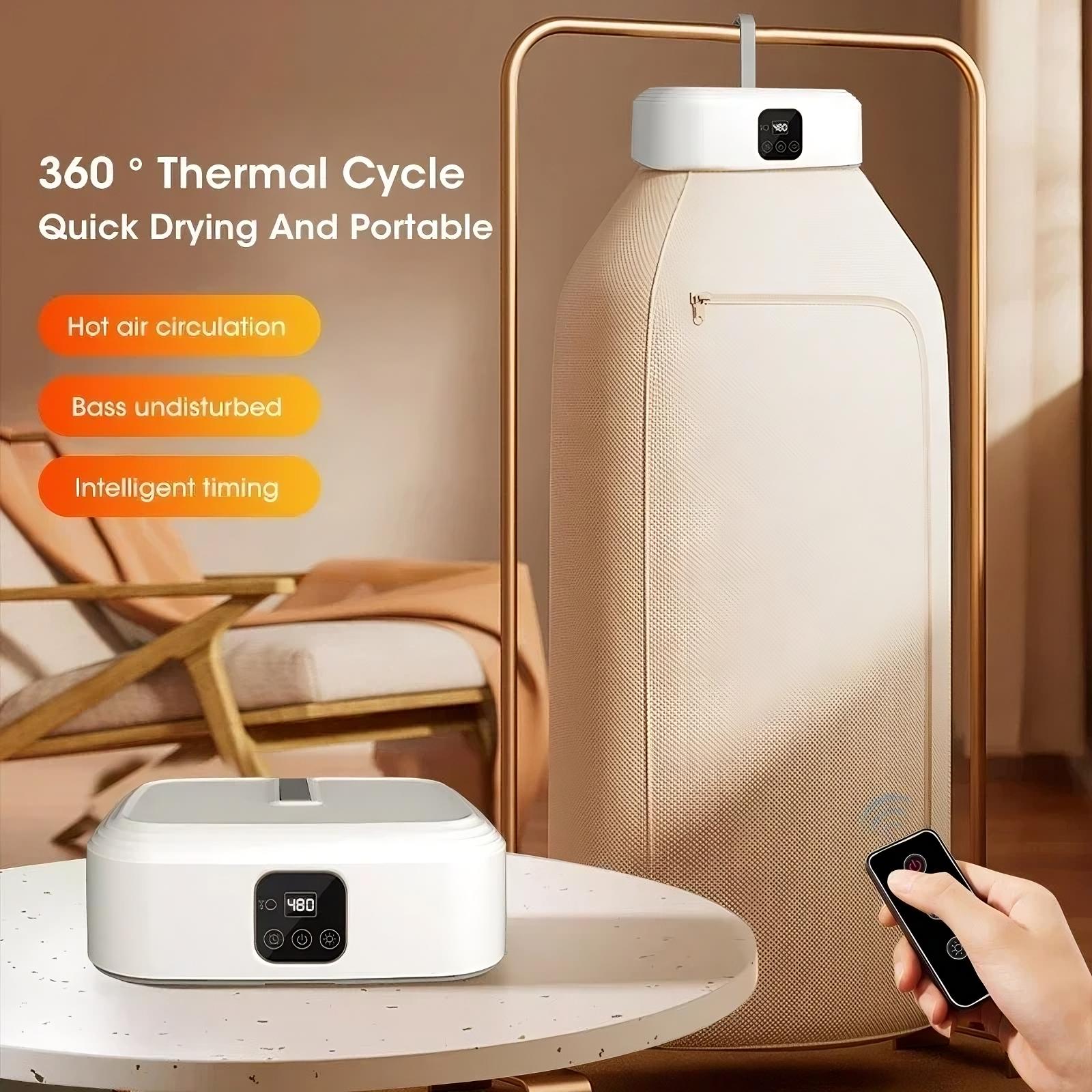 Compact Portable Dryer with UV Sterilization

