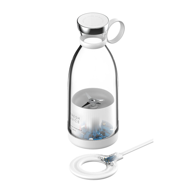 Portable USB Rechargeable Fruit Juicer Blender for Travel and Home Use


