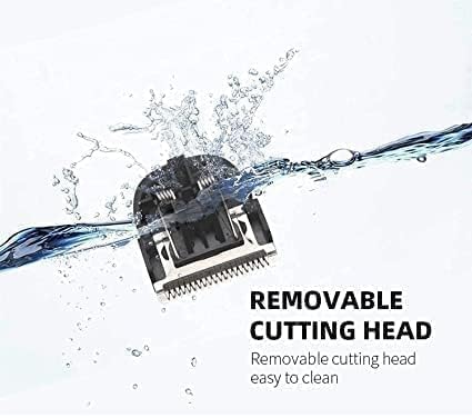 Removable cutting head with water splashes on a white background