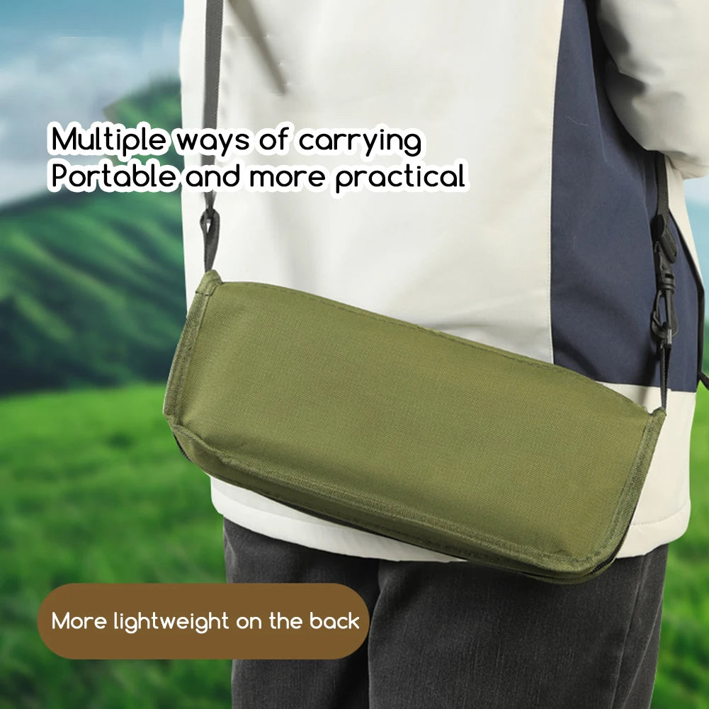 Backpack with built-in folding chair