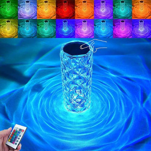 Color-changing decorative lamp for bedroom décor