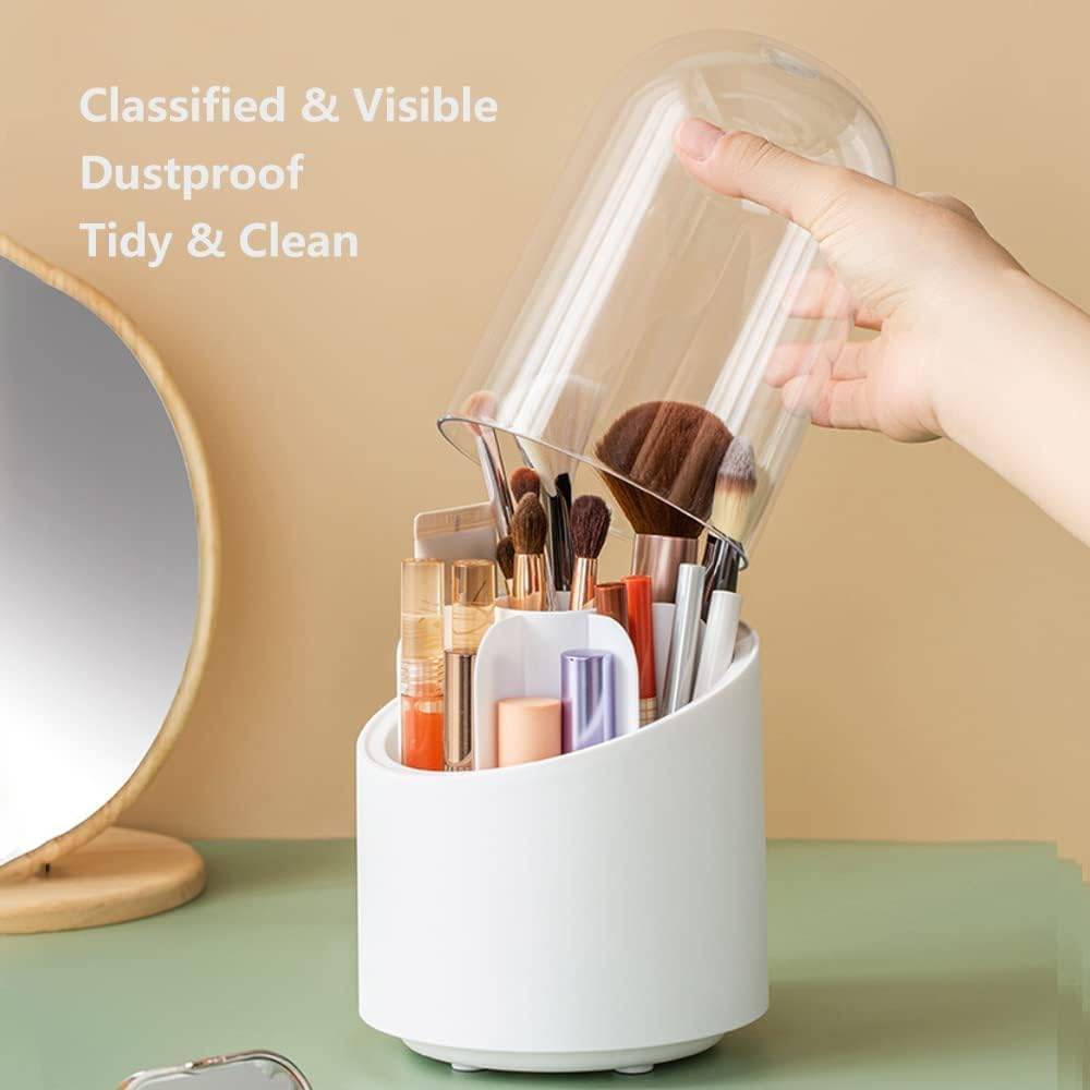 360 Rotating Makeup Brush Holder