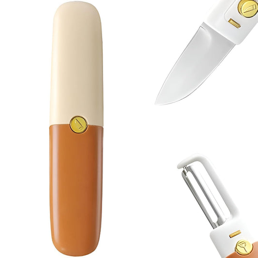 2-in-1 peeler knife
