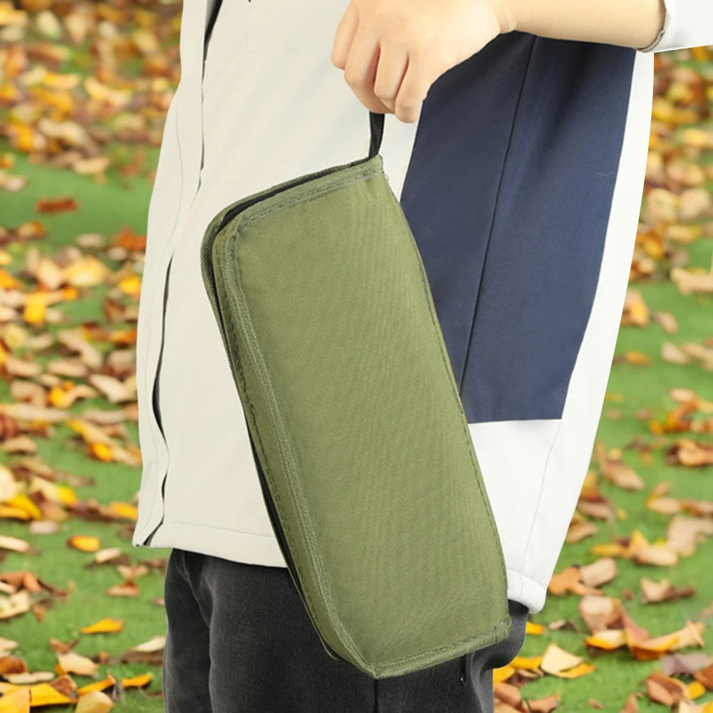 Outdoor travel stool folded
