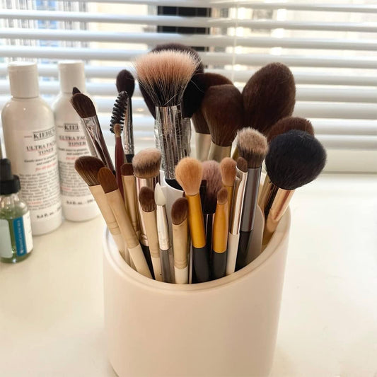 360 Rotating Makeup Brush Holder