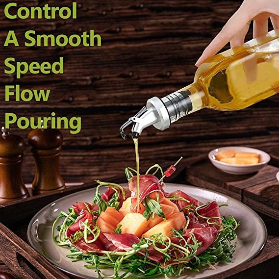 Drip-free oil and vinegar dispenser