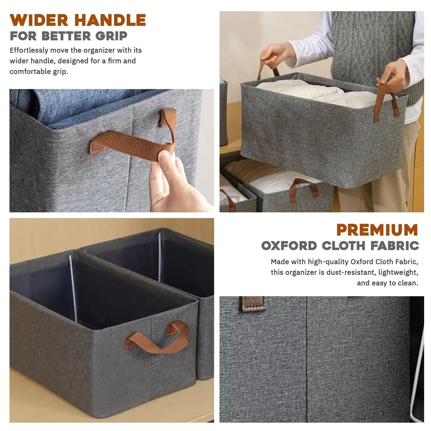 Compact wardrobe organizer for clothes and linen