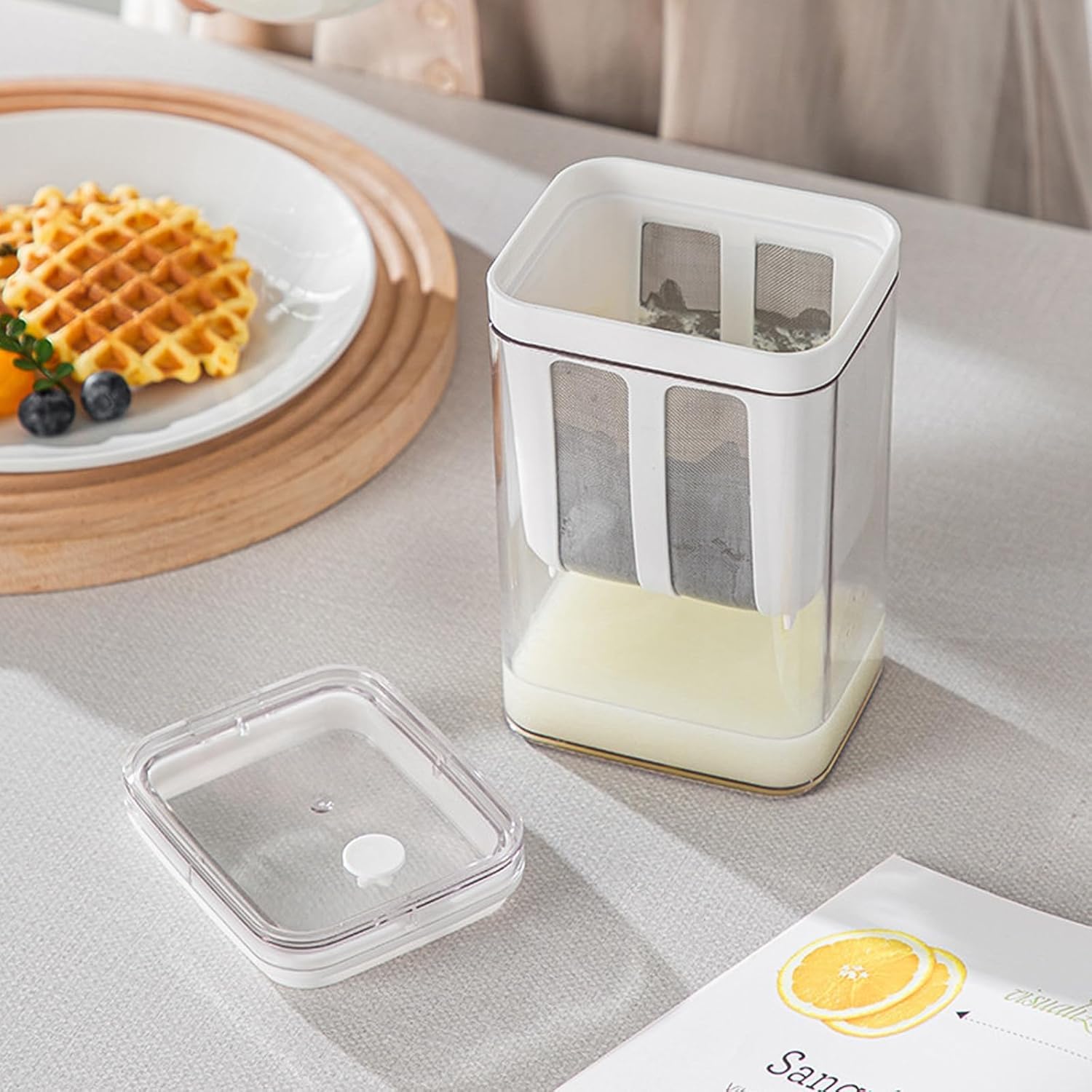 Homemade yogurt maker with auto shut-off