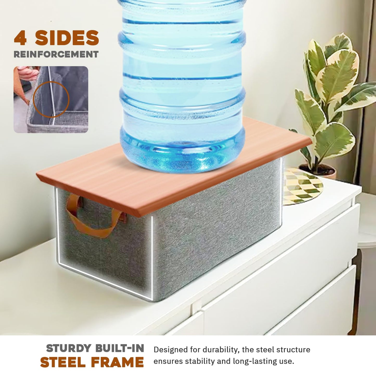 Space-saving storage solution for small rooms