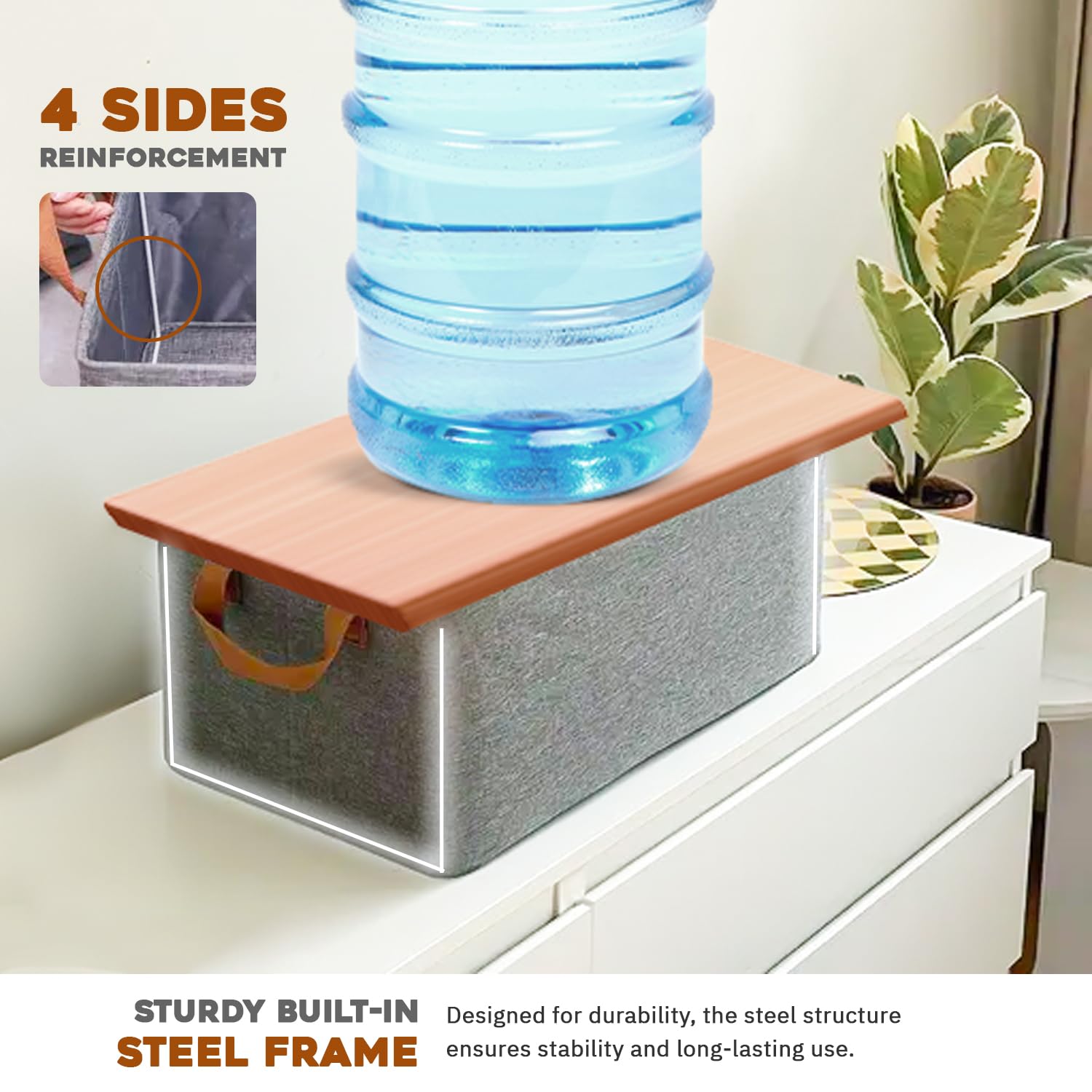 Space-saving storage solution for small rooms