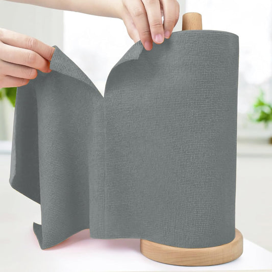 “Microfiber cleaning roll on countertop”,
