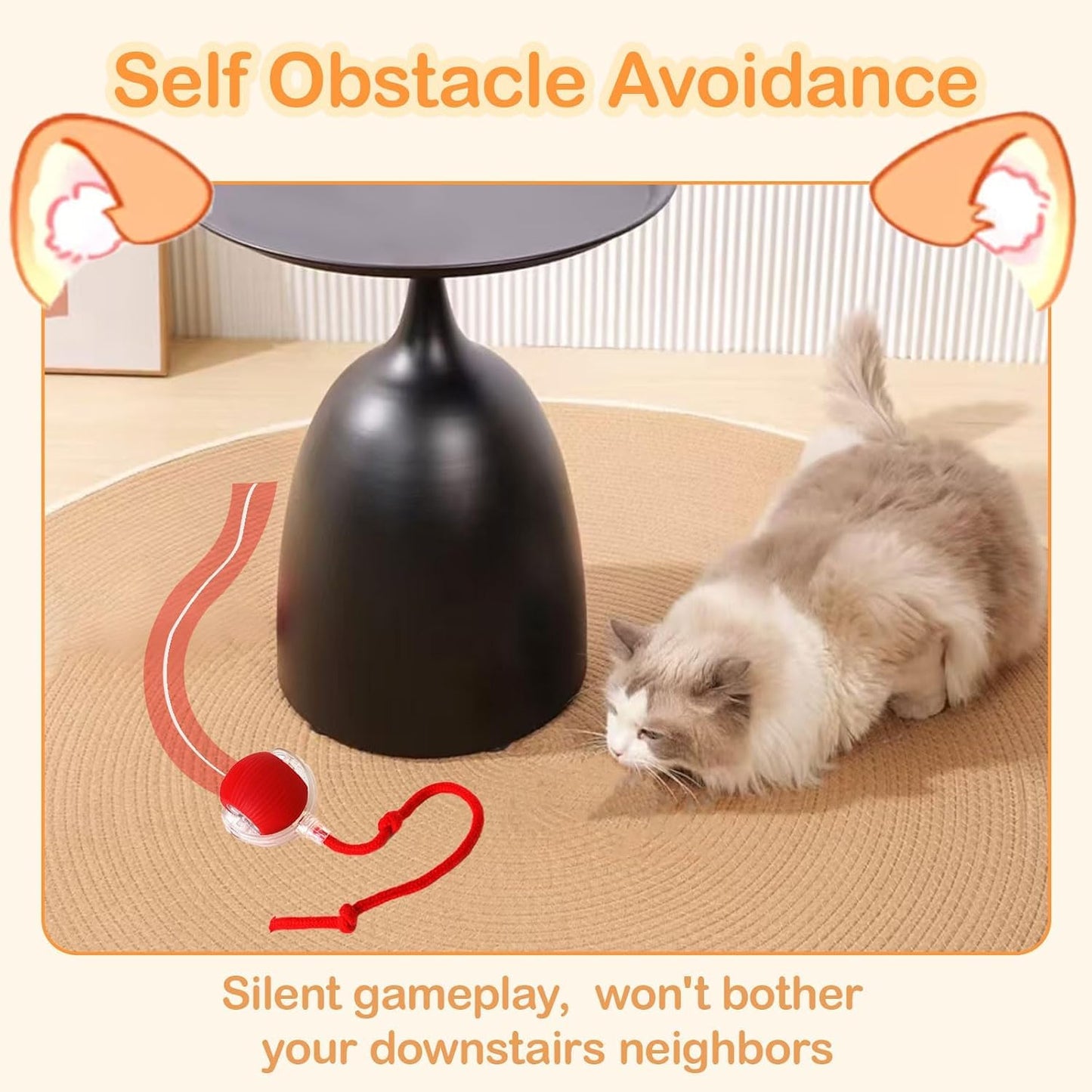 Automatic Cat Teaser Ball Toy