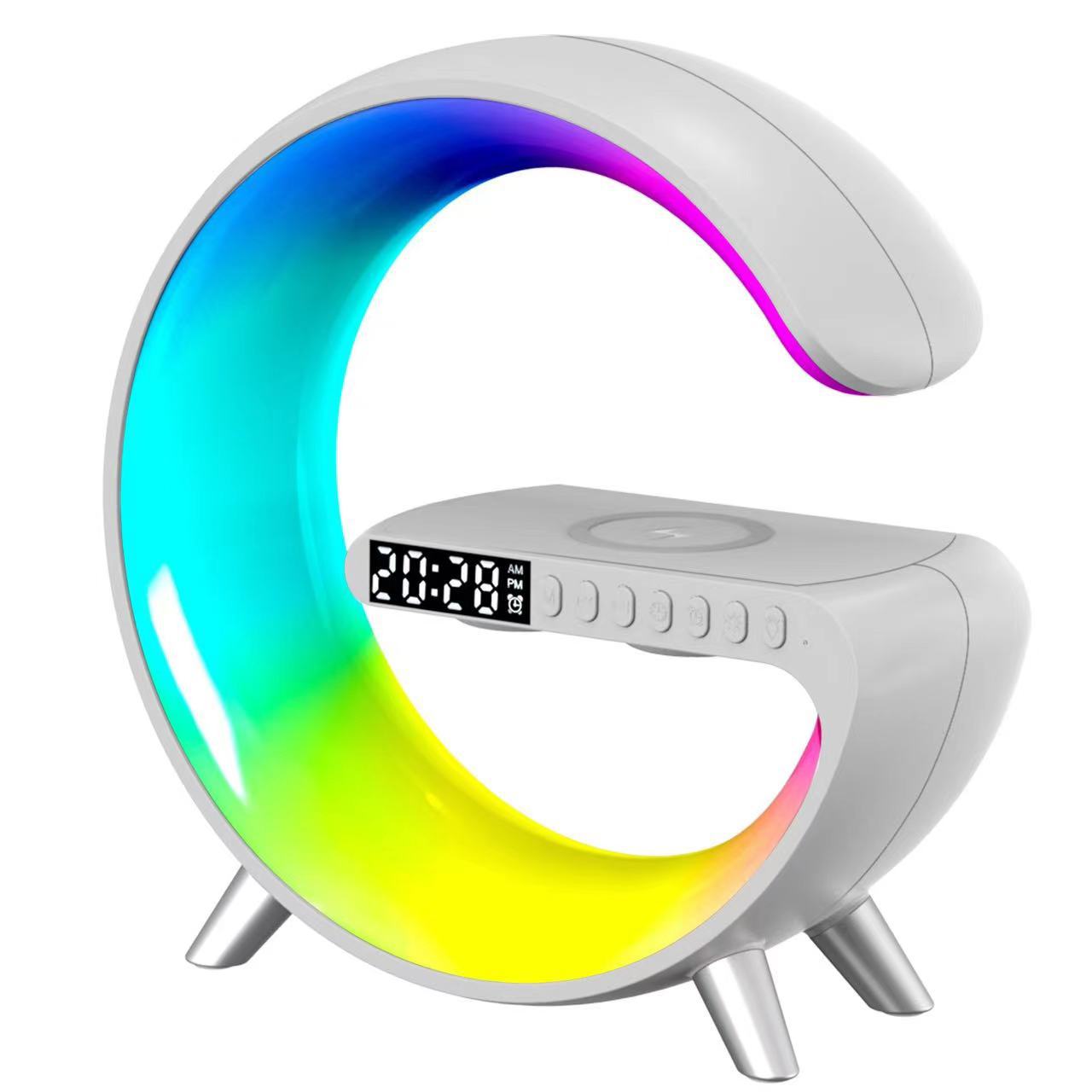 Modern bedside lamp with wireless phone charging