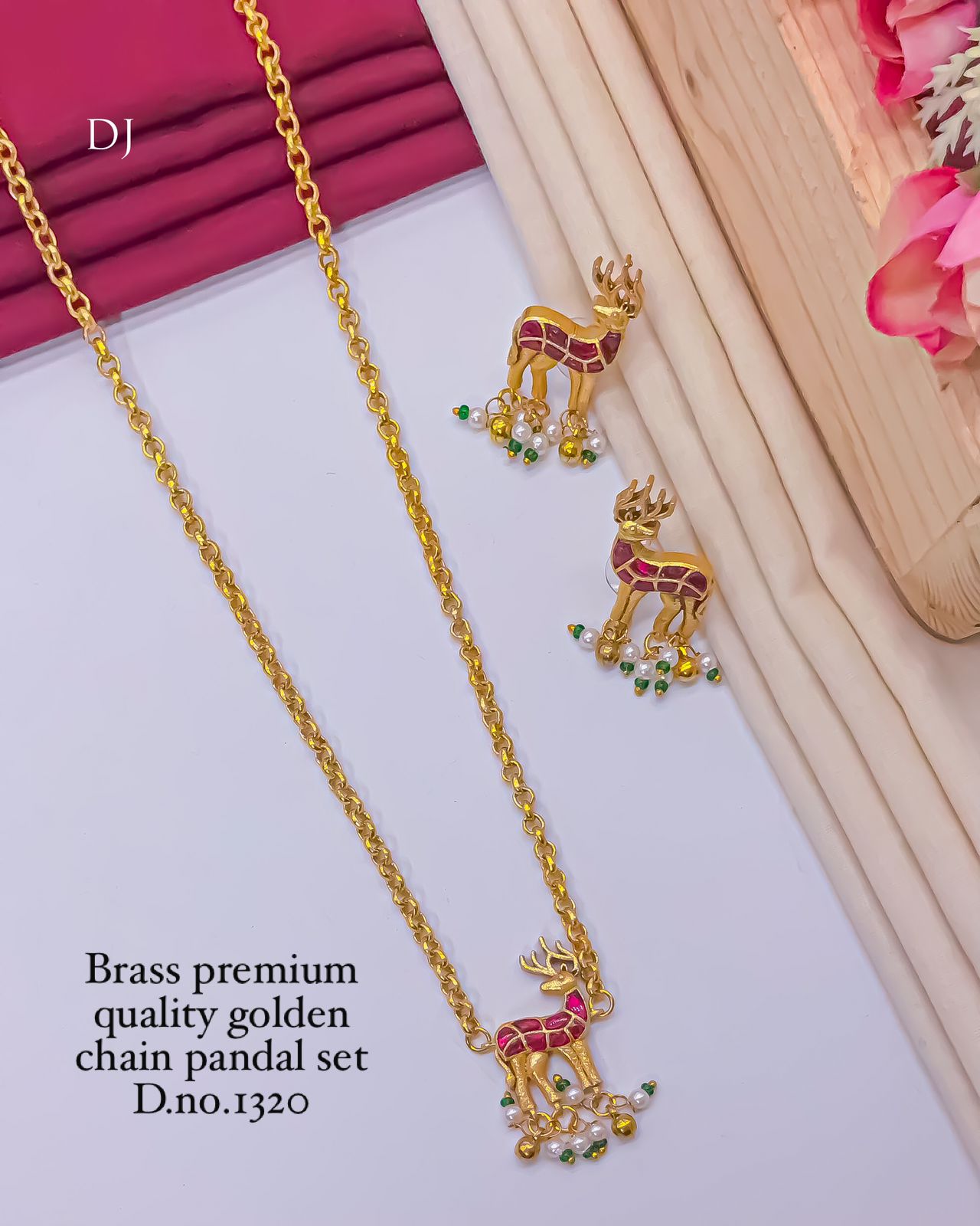 Brass Golden Chain Pandal Set