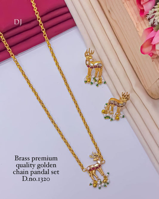 Brass Golden Chain Pandal Set