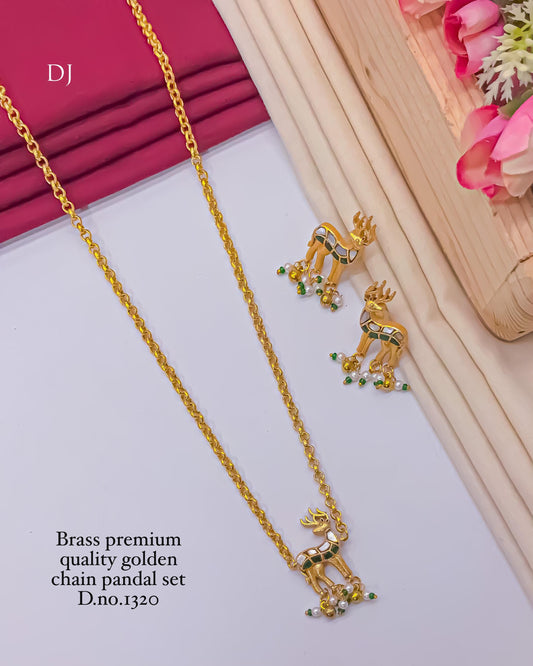 Brass Golden Chain Pandal Set