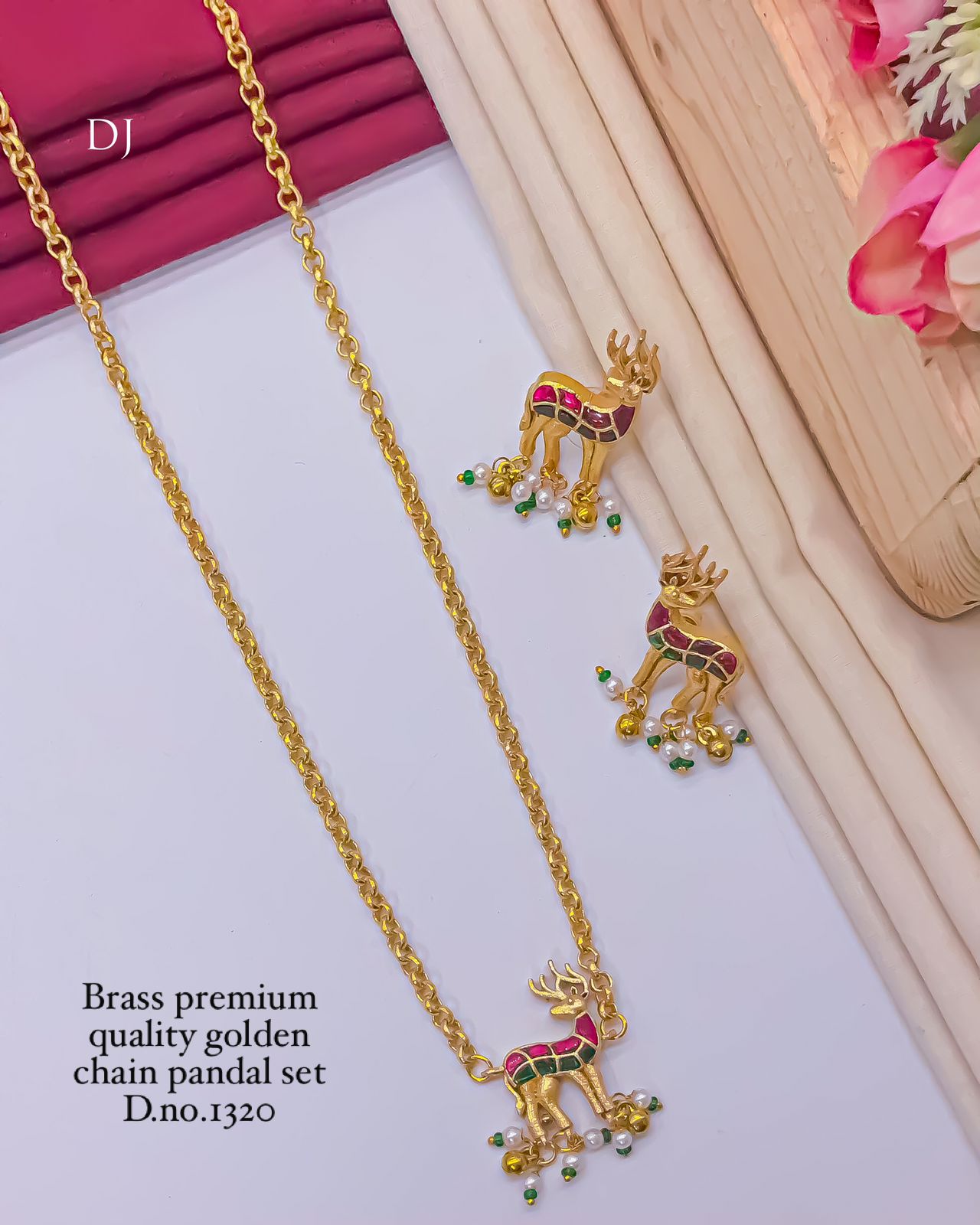 Brass Golden Chain Pandal Set