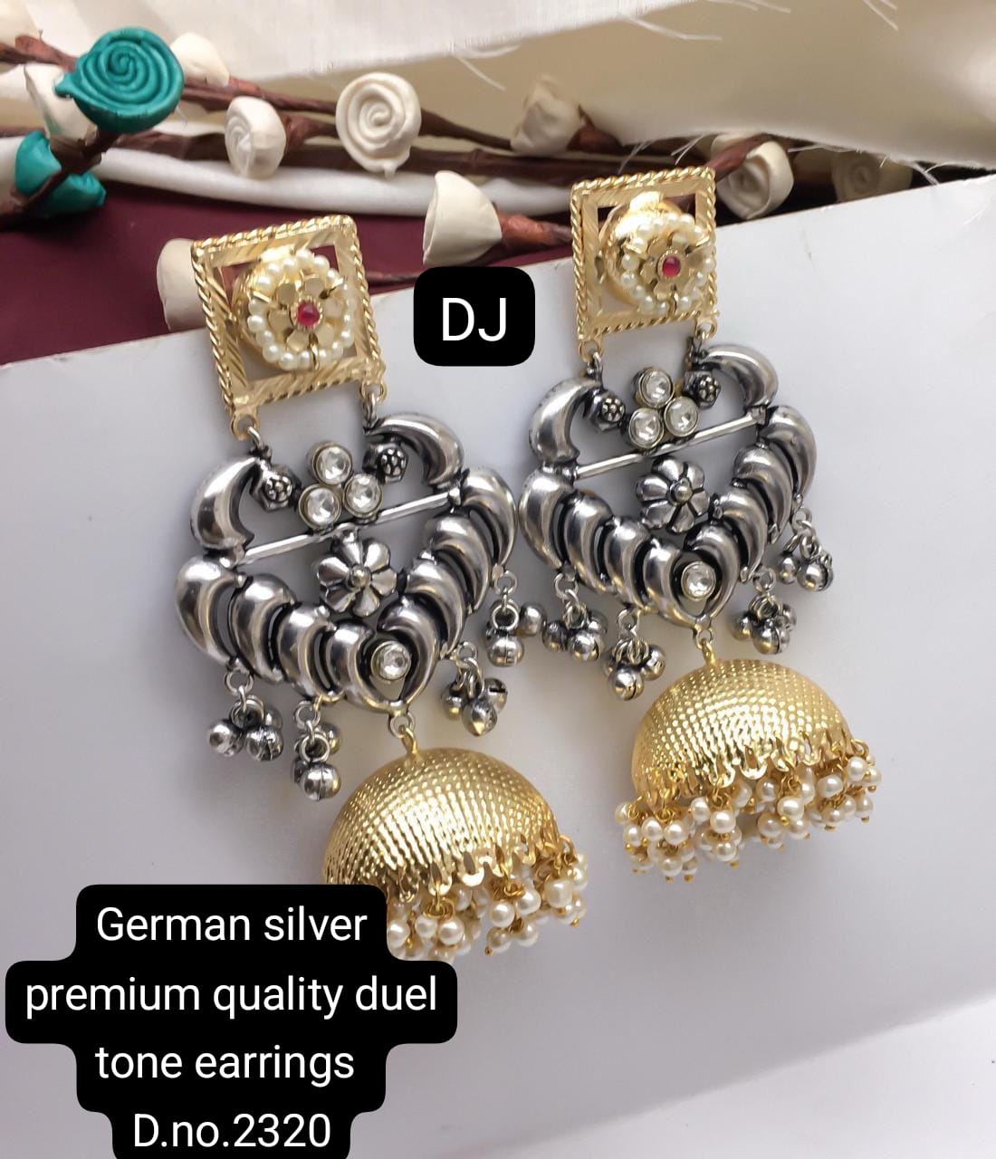 German Silver Premium Earrings
