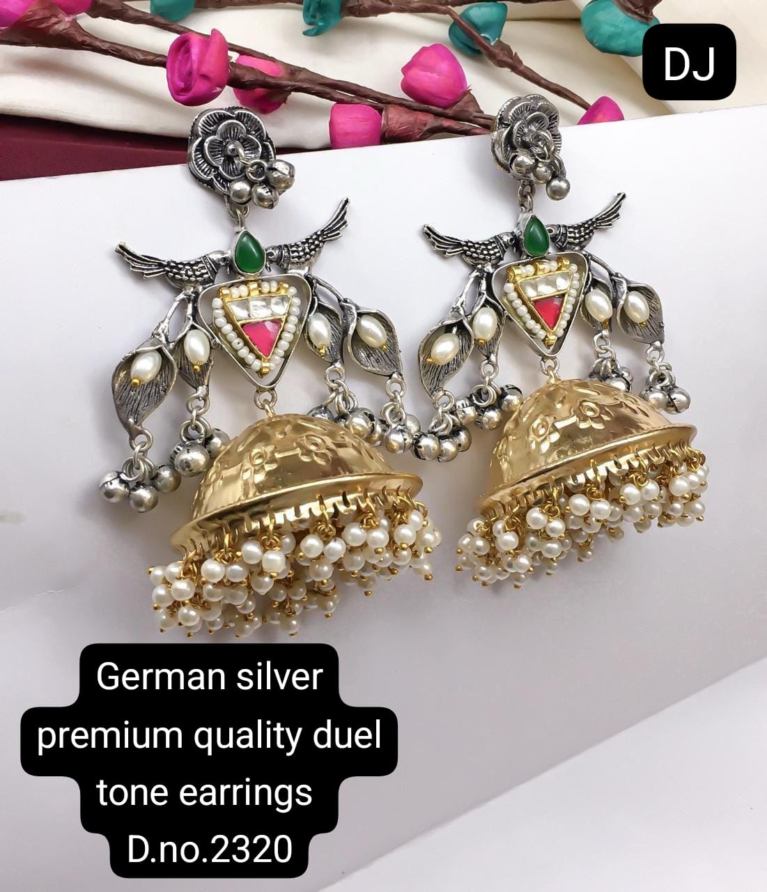 German Silver Premium Earrings