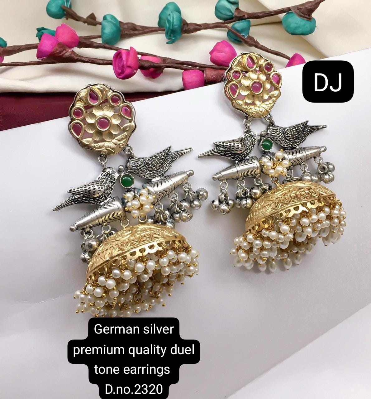 German Silver Premium Earrings