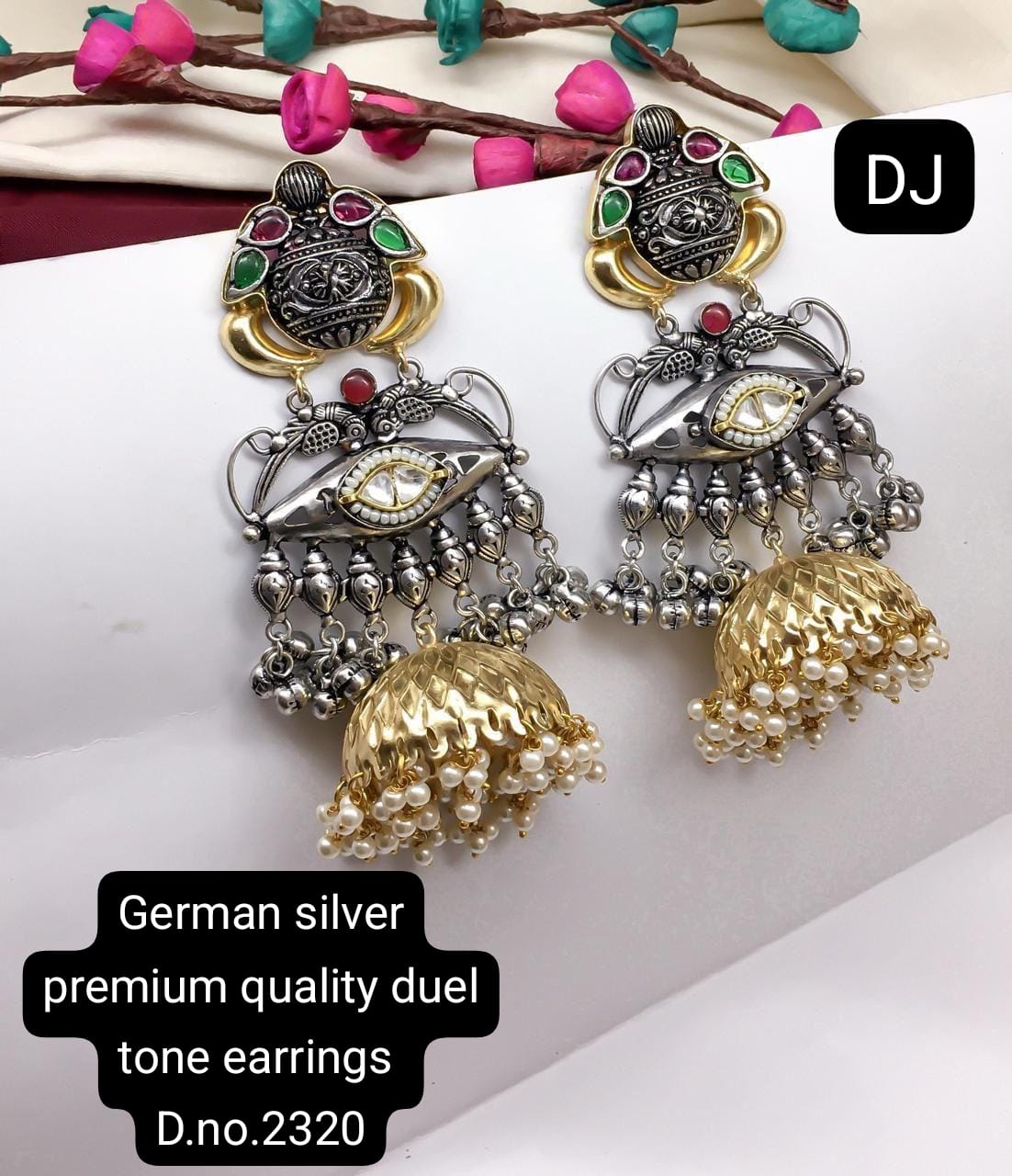 German Silver Premium Earrings