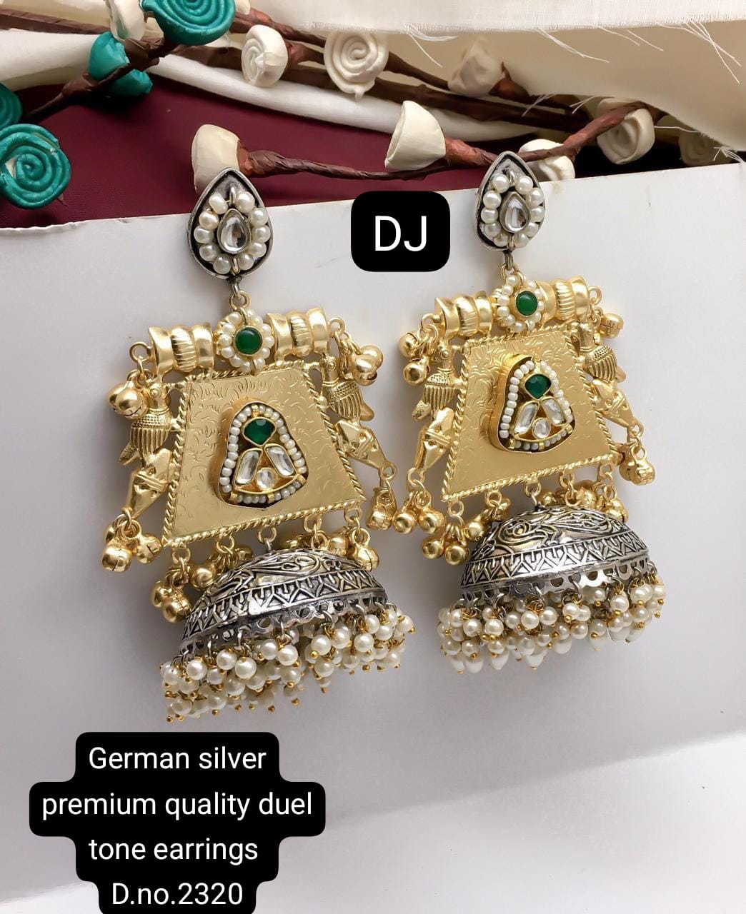 German Silver Premium Earrings