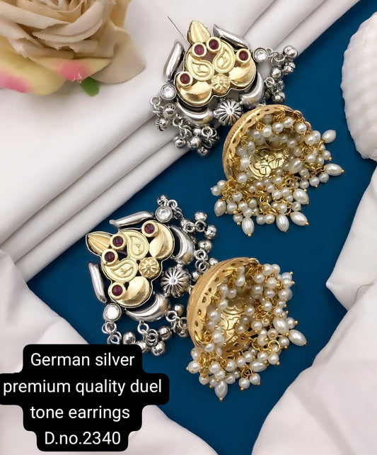 German Silver Earrings