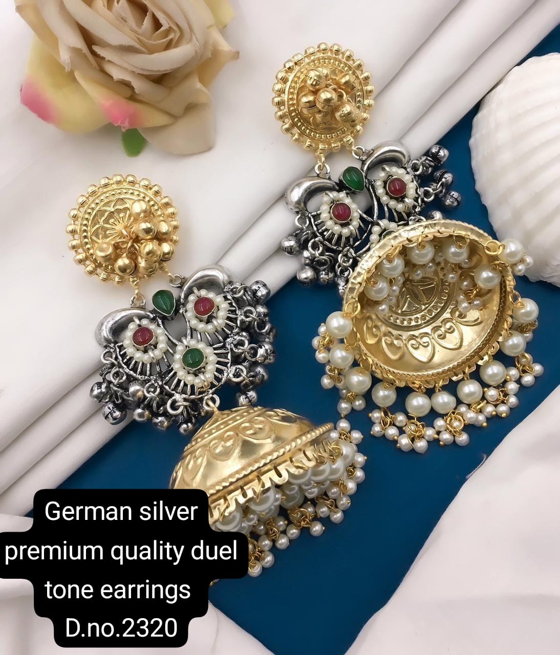 German Silver Earrings