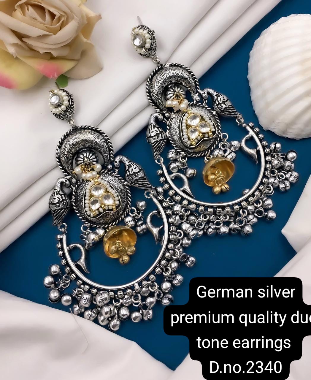 German Silver Earrings