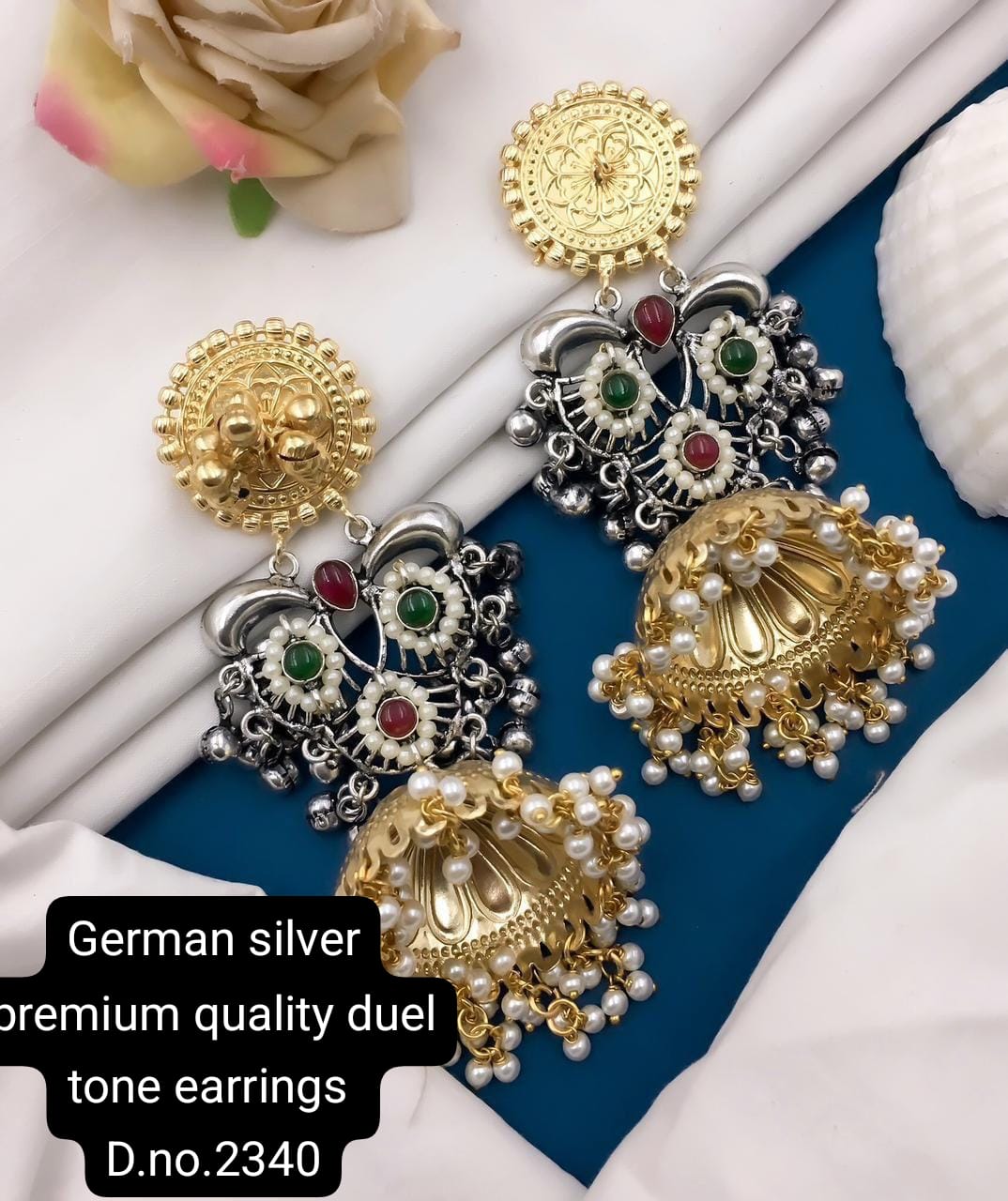 German Silver Earrings