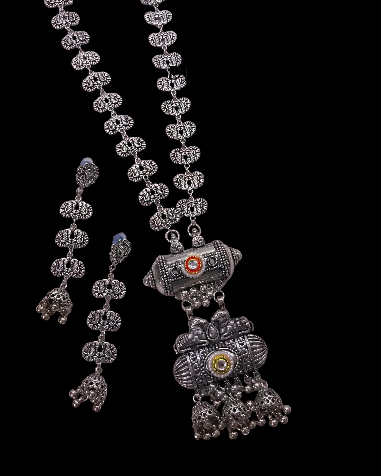 German Silver Long Necklace