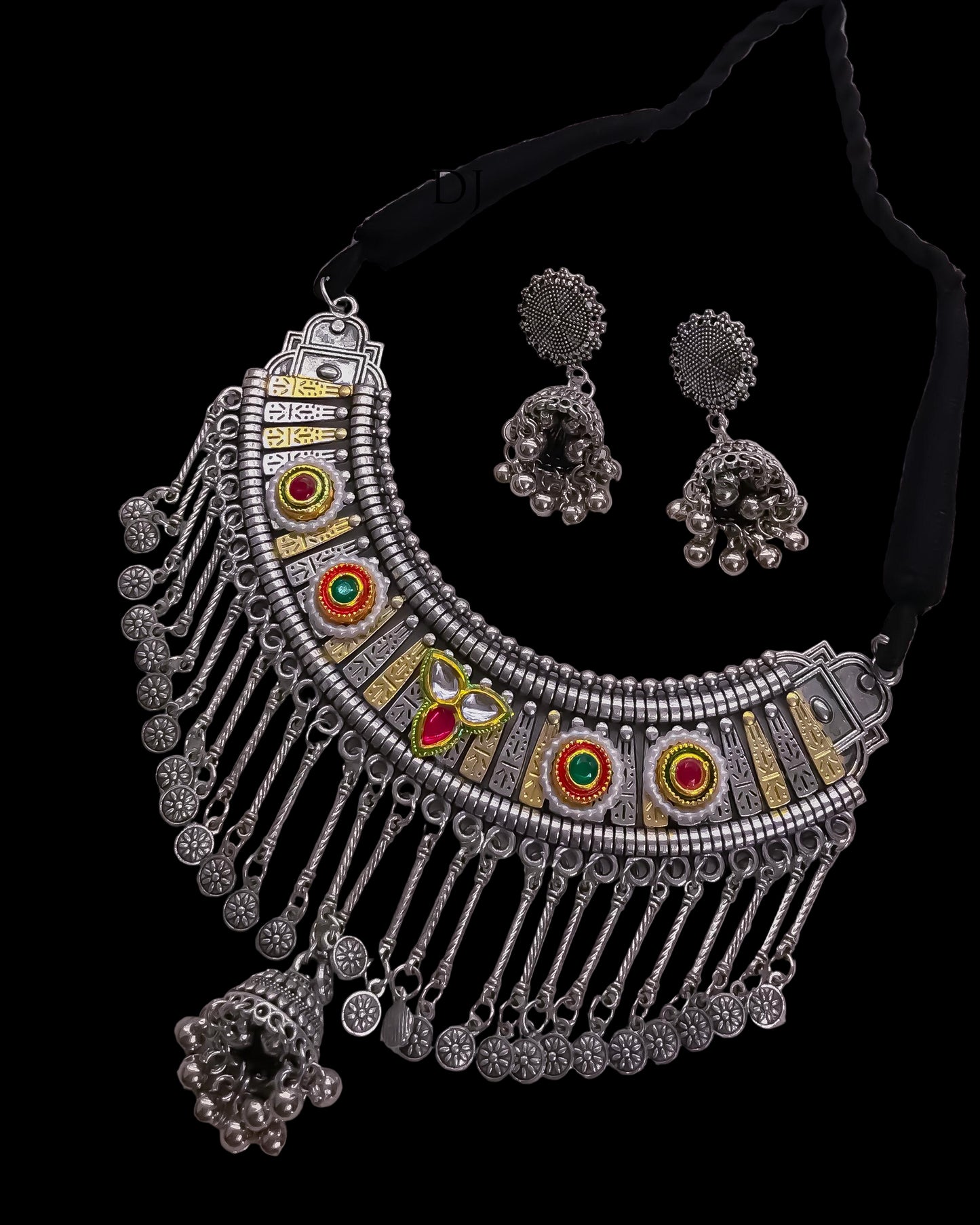German Silver Long Necklace