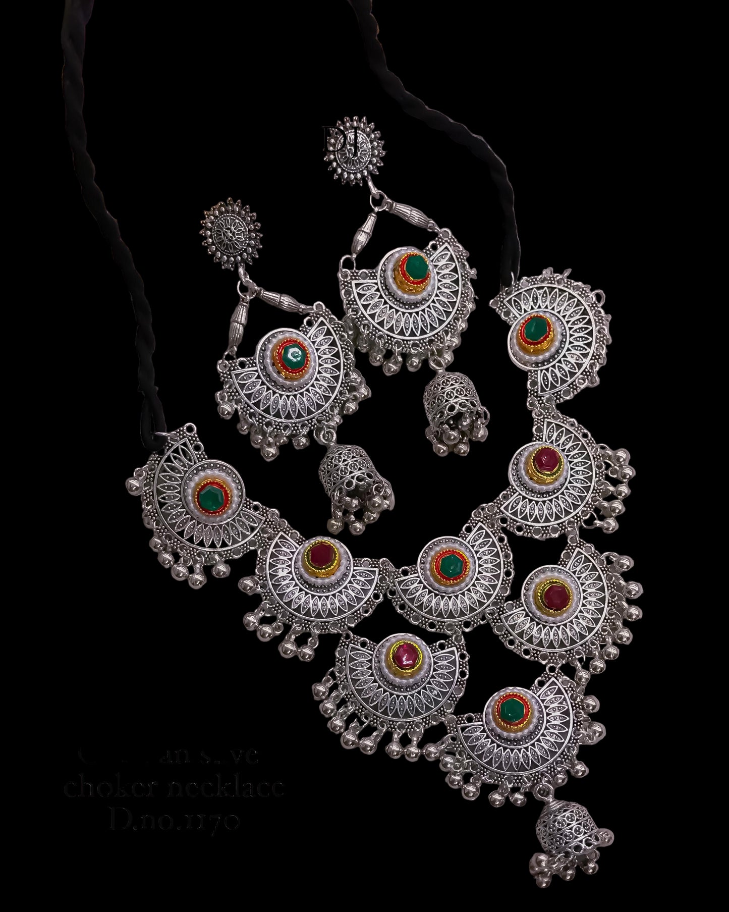 German Silver Long Necklace